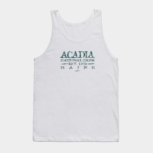 Acadia National Park, Est. 1929, Maine Tank Top